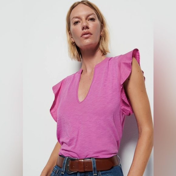 Nation LTD Tops - NATION LTD Constance V Neck Top